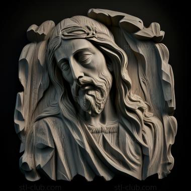 3D model st jesus (STL)